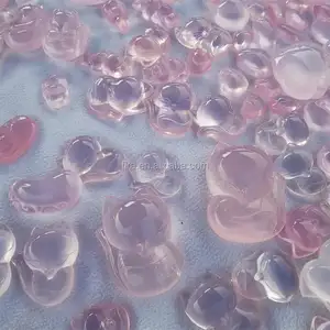 Großhandels preis Natürliche hand geschnitzte Rosenquarz Kristall fuchs Schnitzereien Tierfiguren Halskette für Anhänger