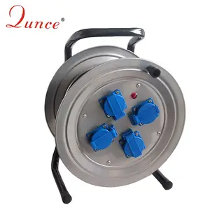 Portable Waterproof Protection Extension Cord Reel High Quality Steel Cable Reel