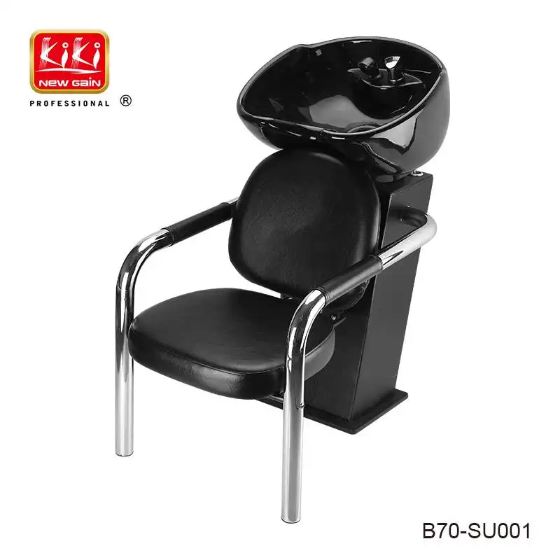 KIKI NEWGAIN WMARK Salon Barber Furniture Kursi Cuci Sampo Salon Kecantikan Shampoo Bed Unit