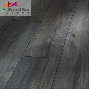 Revêtement de sol <span class=keywords><strong>stratifié</strong></span> <span class=keywords><strong>noir</strong></span> en forme de grain de bois, solide et naturel - Product Image 5