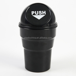 hot sale top quality portable plastic mini trash bin car