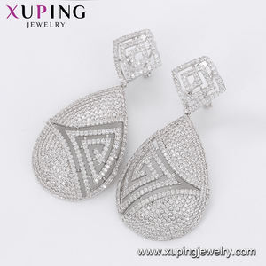 Набор-157 XUPING горячая Распродажа Модный новый дизайн родиевого цвета ювелирные изделия ожерелье серьги и кольцо для женщин свадебный комплект ювелирных изделий - Product Image 3