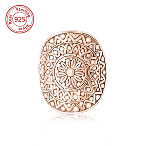 Gypsy Solid Engraved Mandala <strong>Ring</strong> Sterling Silver <strong>Boho</strong> <strong>Ring</strong> Bohemia <strong>Ring</strong> - Product Image 3