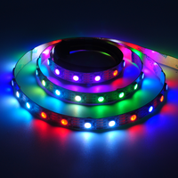 Tira de LED RGB Direccionable de 12V, Programable, WS2815, 60/m, con Carcasa de PC para Aplicaciones en Almacenes