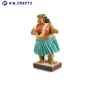 لوحة القيادة الراتنج Hula Girl <span class=keywords><strong>bobblehead</strong></span> - Product Image 2
