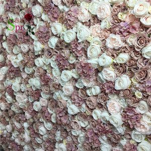 SPR Mur de <span class=keywords><strong>fleurs</strong></span> artificielles suspendu de style moderne pour mariage et <span class=keywords><strong>fête</strong></span> <span class=keywords><strong>des</strong></span> <span class=keywords><strong>mères</strong></span>, fait main, antibactérien, vente en gros - Product Image 6
