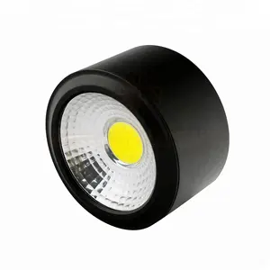 IN-DL202 Ofis Otel Bar Mağaza Süpermarket Lamba Yuvarlak Yüzeye Monte spot LED tavan aydınlatması Işık Downlight 3 W 5 W 7 W 10 W 12 W