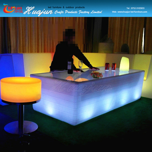Silla de bar con control remoto, colorida, de alta calidad, iluminada, resistente al agua, led, sofá esquinero de plástico brillante - Product Image 6