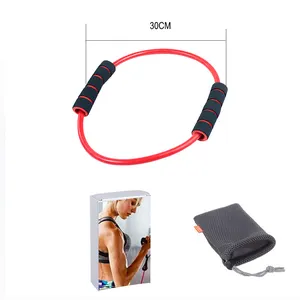 Equipamento de fitness para exercícios de resistência, expansor de peito tipo caixa para posturas e ioga, tensão em látex Ba