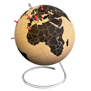 Mini Thế giới toàn cầu cho giáo dục tay sơn màu nút chai toàn cầu làm <span class=keywords><strong>b</strong></span>ằng kim loại và PVC cho đị<span class=keywords><strong>a</strong></span> lý <span class=keywords><strong>b</strong></span>ài học - Product Image 1