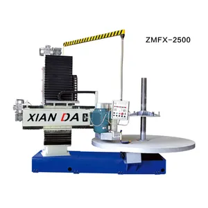 China ZMFX-2500 column cap and base automatic marble granite stone profiling cutting machine,stone column base machine
