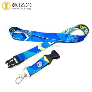 Promoción personalizada titular de la <span class=keywords><strong>tarjeta</strong></span> de identificación de cinta de satén acollador de cuello de la correa - Product Image 3