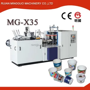 MG-X35 Dubbele Pe Gecoat Papier Kom Vormmachine/Paper Cup Machine/Prijs Van Papier Cup Machine