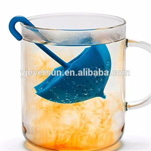 Colador de silicona de acero inoxidable con forma de paraguas para infusión de té, café, hierbas, especias, fabricante de filtros - Product Image 6