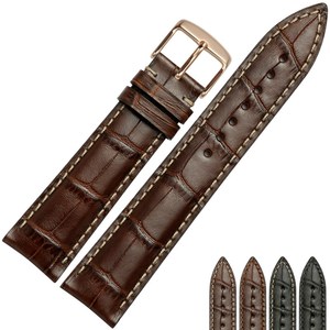 18 à 22mm En Acier Inoxydable Ross Or Boucle Ardillon En Cuir <span class=keywords><strong>de</strong></span> Veau Montre <span class=keywords><strong>de</strong></span> Courroie <span class=keywords><strong>De</strong></span> Bande - Product Image 3