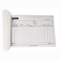 Livre de commande à personnaliser, enveloppée, couverture en 2 parties, sous forme sans carbonée, blanc/cafetan, 8.5x5.5 pouces