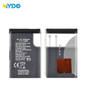 <span class=keywords><strong>BL-5C</strong></span> <span class=keywords><strong>3.7v</strong></span> 1020mah 노키아 3110c용 정품 휴대폰 배터리, 긴 대기 시간, 저렴한 가격, CE 인증 디지털 배터리 - Product Image 6