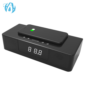 New Super Bass Không Dây Sạc 10W Bluetooth Loa Soundbar Âm Nhạc Hộp Với Đồng Hồ Báo Thức Và Hiển Thị LED - Product Image 6