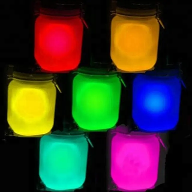 High brightness luminous pigment powder glow in the dark phosphorescent pigments