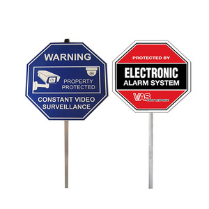 ป้ายโลหะสีฟ้าสะท้อนแสงสำหรับสวนเพื่อความปลอดภัยในบ้าน - Product Image 1