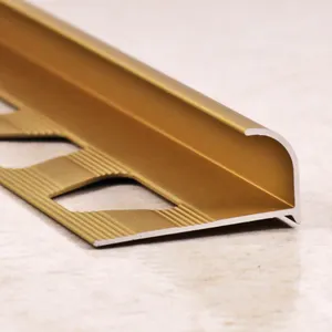 Metal trim şeritler alüminyum kenar seramik karo köşe boncuk