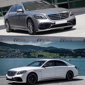 Kit carrosserie pour <span class=keywords><strong>Mercedes</strong></span> <span class=keywords><strong>Benz</strong></span> New <span class=keywords><strong>S</strong></span> CLASS W222 S320 <span class=keywords><strong>350</strong></span> 450 pour 2018 AMG Style pare-chocs avant pare-chocs arrière pièces automobiles lifting - Product Image 6