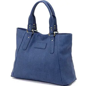 Toptan moda yeni tasarım bayanlar Tote çanta omuz kadın iş çantası