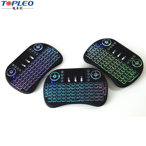 Última tecnología de luz de fondo de mini teclado inalámbrico y ratón con touchpad sensible al tacto - Product Image 5