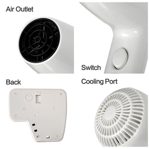 High Quality Ionic 1200W Hotel Bathroom Wall Mounted <strong>Small</strong> Automatic Pedestal <strong>Hair</strong> <strong>Dryer</strong> with Concentrator Nozzle - Product Image 3