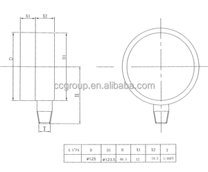 4.5 "HVAC CALIBRATEUR L'ENTREPRENEUR JAUGE - Product Image 4