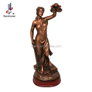 8英寸古董装饰青铜盲人女士升华正义女神雕塑礼物