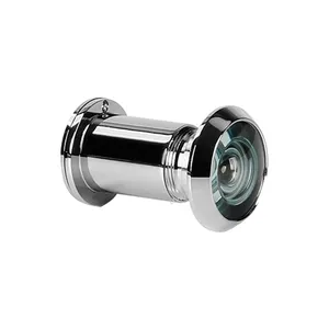 Wholesale high quality 180 degree angle chrome polished door viewer peephole with cover