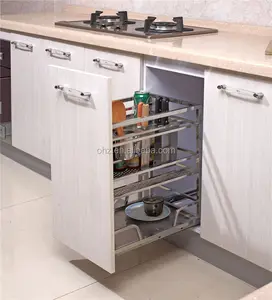 214 küche draht untertisch lagerung und verchromt draht schiebe korb für edelstahl pull-out basket