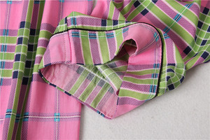 Set di pigiami da notte Plaid da donna pigiama da donna - Product Image 6