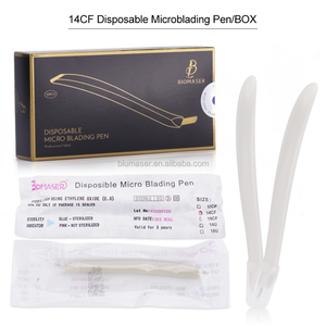 Profesional Biomaser EO 18U desechables Microblading herramienta de mano cejas lápiz <span class=keywords><strong>tebori</strong></span> microblading ceja - Product Image 2