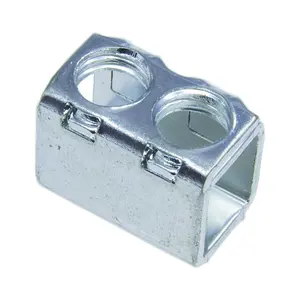 M8 2 Sekrup Terminal Blok, Plating Seng Breaker Terminal Terminal Block untuk Meteran Listrik