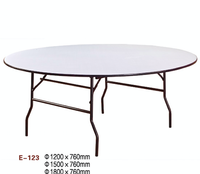 Demi-cercle solitaire thème fou prix courbé pliant banquet table à manger