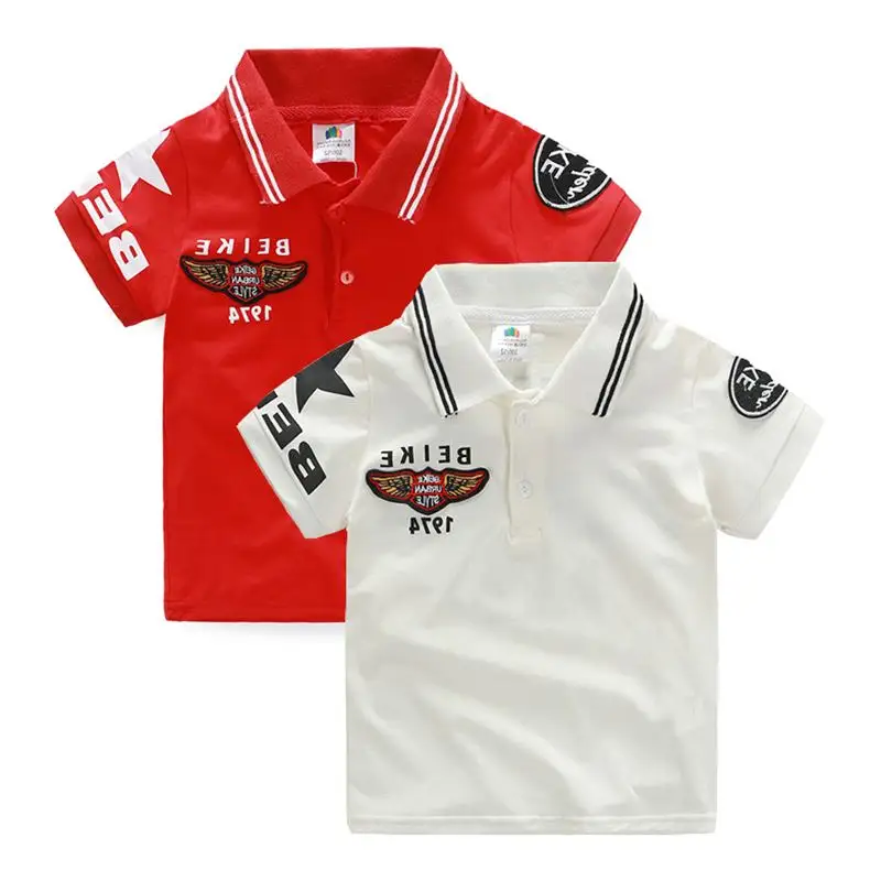 Wholesale Clothing For Children Boys Polo Cotton Pocket T- Shirt Bulk Buy From China