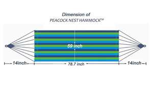 <span class=keywords><strong>Hamac</strong></span> de Camping brésilien, lit-balançoire pour deux personnes, léger et Portable, pour plage, Camping en plein air, - Product Image 3