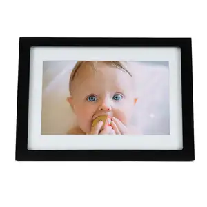 A4 High Quality Custom Black Poster Wood Wall Table Display Baby Glass Picture Photo Frame Wholesale