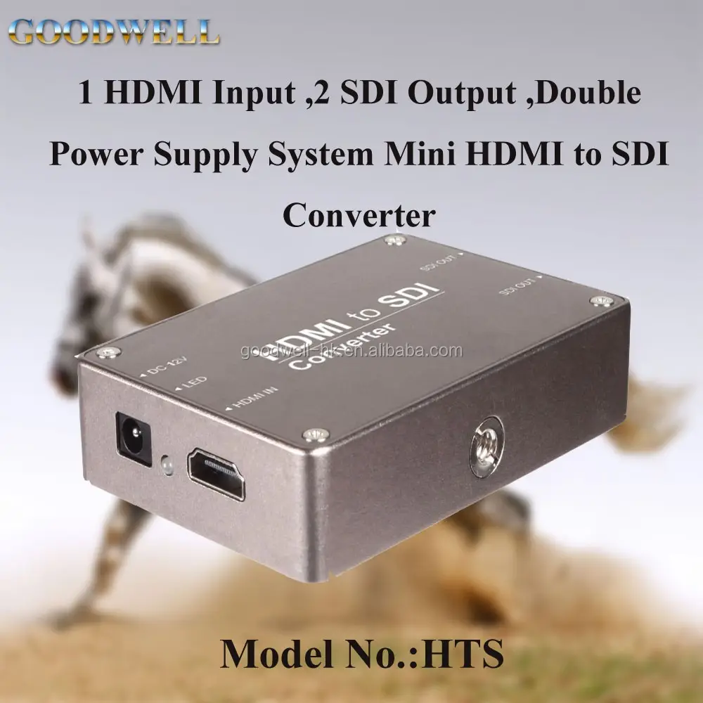 Trung Quốc Nhà Máy Trực Tiếp Cung Cấp Đa Rate 3G-SDI 1080p60 HDMI Để SDI Thiết Bị Được Xây Dựng Trong 1HDMI Đầu Vào, 2 SDI Đầu Ra, Đôi Cung Cấp Điện