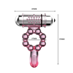 Anello Vibrante per <span class=keywords><strong>Pene</strong></span> Elastico <span class=keywords><strong>Stimolatore</strong></span> Clitorideo per Donne Giocattoli Sessuali per Coppie - Product Image 5