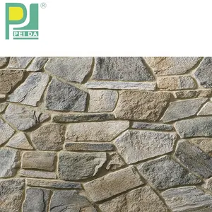 Mur de pierre de qualité supérieure décorant la pierre artificielle faisant face à la pierre de mur de brique