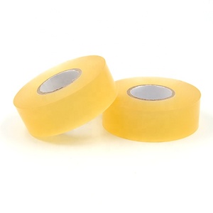 25 मिमी गर्म बिक्री थोक सस्ता एकल पक्ष पारदर्शी पीला स्पष्ट pvc आइस हॉकी स्केट शिन गार्ड पैड एथलेटिक टेप रोल - Product Image 1