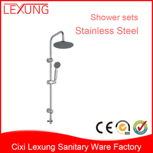 <span class=keywords><strong>Salle</strong></span> <span class=keywords><strong>de</strong></span> bains Mur En Acier Inoxydable Pluie Douche Colonne Bar Ensemble - Product Image 1