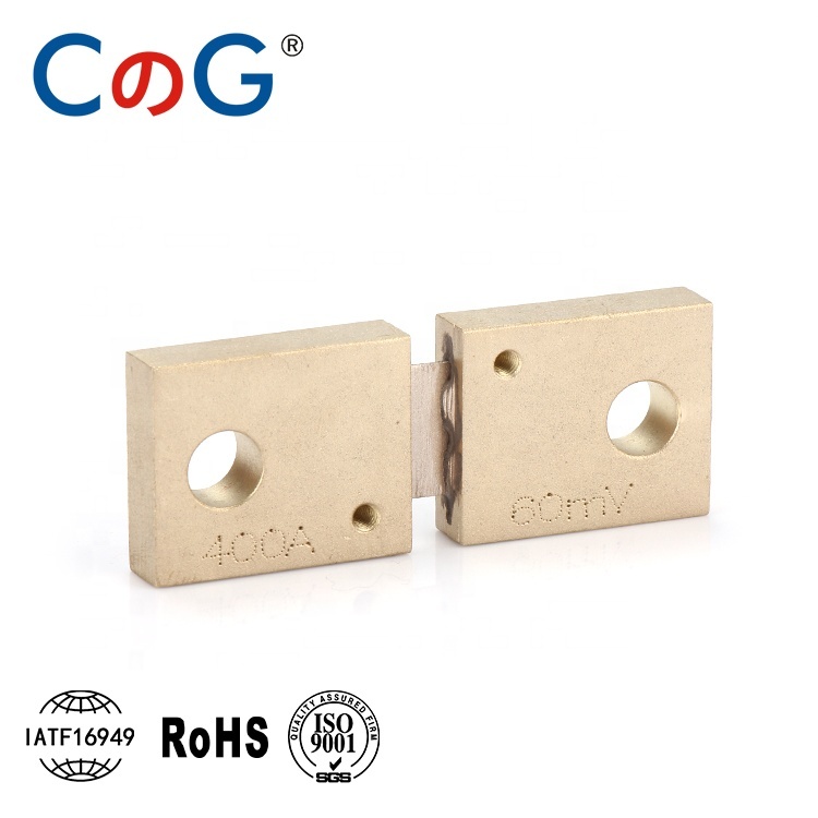 Customer's needs 2 400A 60mV manganese copper Shunt 50 ohm 200 Watts fan motor for Renault Scenic resistance RF