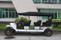 Vente aux enchères de voitures antiques, chariot de golf pour automobile élégant