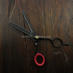 TITAN Black Coating Colourful <strong>Beard</strong> Screw Hairdressing Thinning <strong>Scissors</strong> - Product Image 1