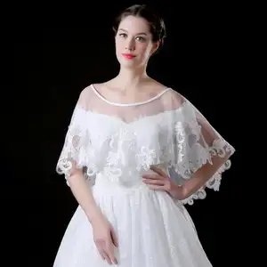 Женское кружевное платье-болеро, длинное платье цвета слоновой кости с аппликацией спереди и сзади, пиджак для свадьбы