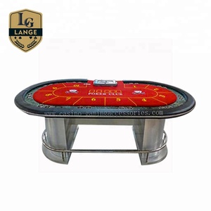 96-inch Texas Poker bảng với có thể thay thế cảm thấy & uống cốc chủ cho cờ bạc & Mạt chược - Product Image 2